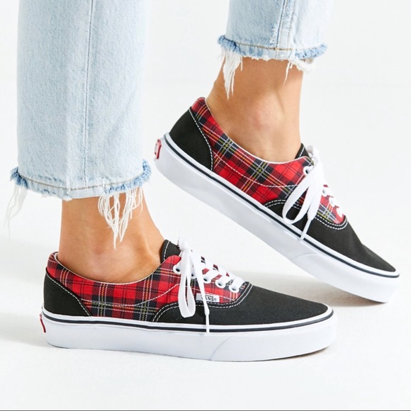vans era plaid sneaker